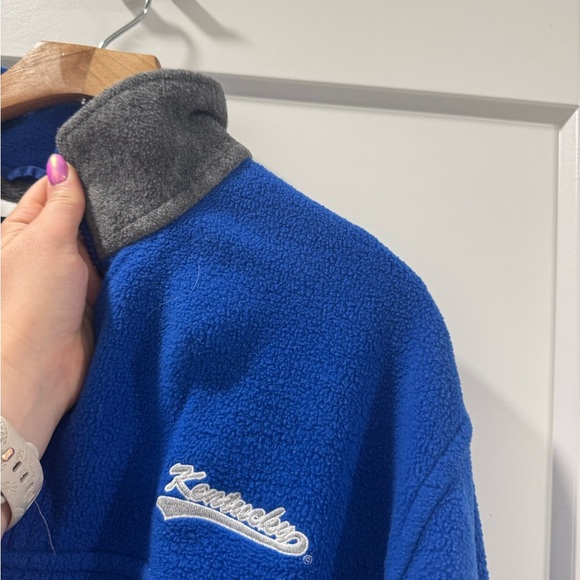 Vintage Y2K Kentucky WIldcats Gimmie the Ball 1/4 Blue Zip Up - Picture 7 of 7